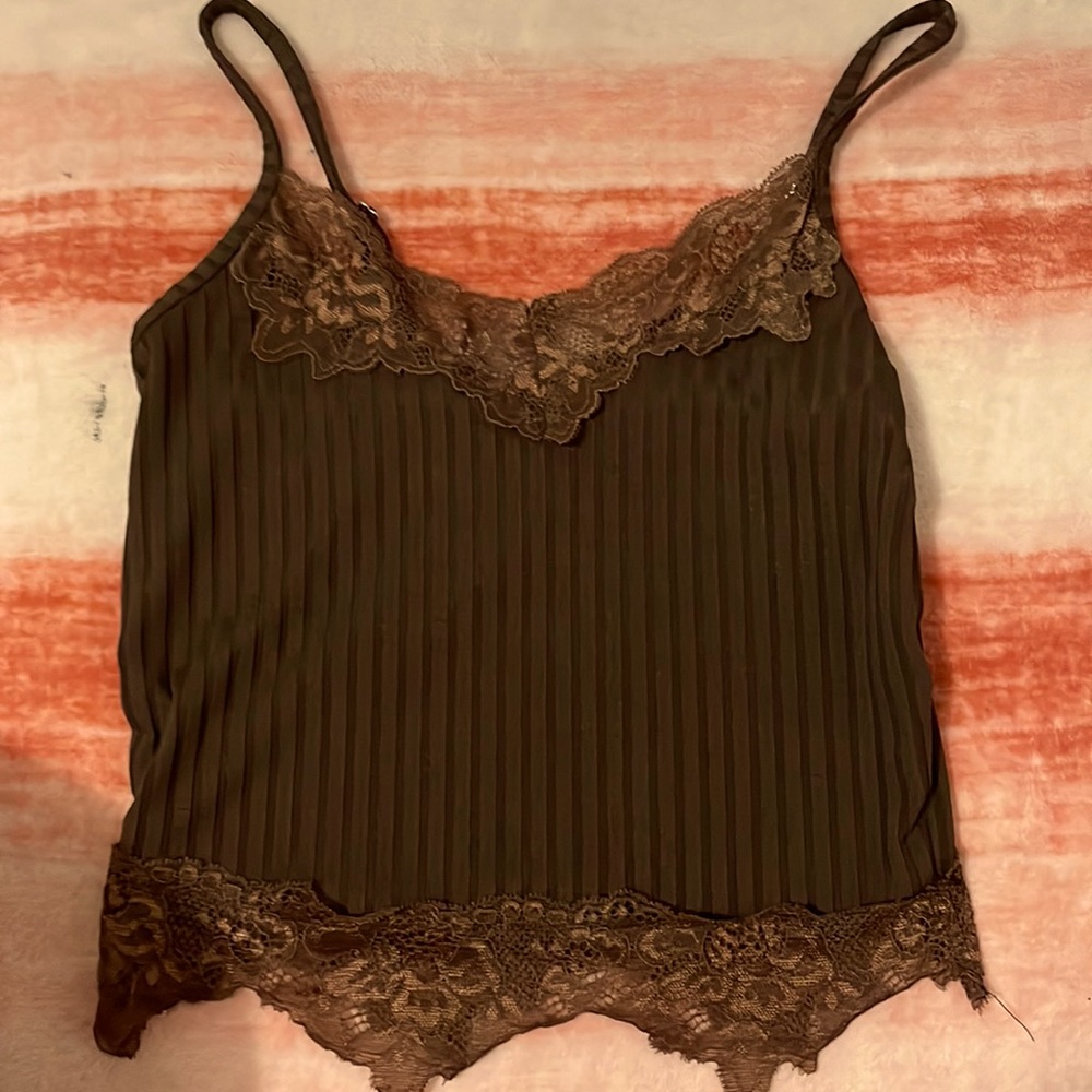 Brown y2k top